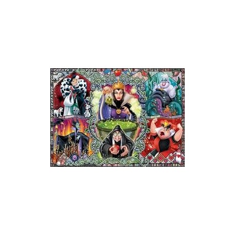 Puzzle Ravensburger de 1000 piezas Disney Mujeres malvadas