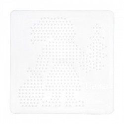 Hama beads Midi Placa Papá Noel