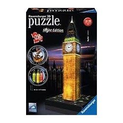 Puzzle Ravensburger 3D Big Ben. Night Edition