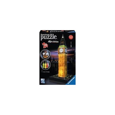 Puzzle Ravensburger 3D Big Ben. Night Edition