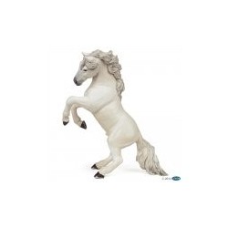 Figura Caballo alzado blanco