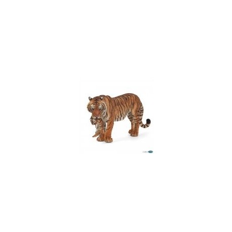 Figura Papo Tigre hembra con cachorro