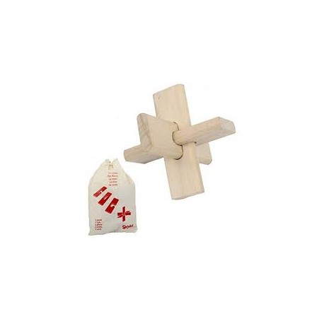 Holzpuzzle Dado mágico