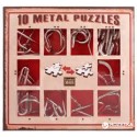 Caja puzzles metal. Rojo