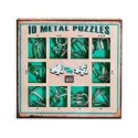 Caja puzzles metal. Verde