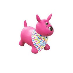 Mi perro saltarín rosa