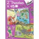 Puzzle Educa de 2 x 48 piezas Beyblade