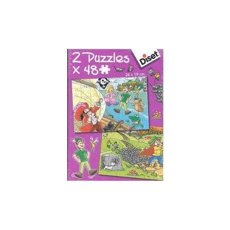Puzzle Educa de 2 x 48 piezas Beyblade