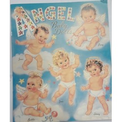 Muñecos de papel bebés Ángel