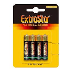 Pilas Extrastar 1,5  R03 " AAA"