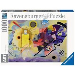 Puzzle Ravensburger de 1000 piezas Yellow, Red, Blue. Kandinsky