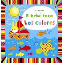 El bebé toca Los colores