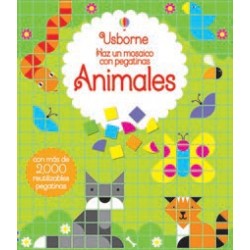 Haz un mosaico con pegatinas