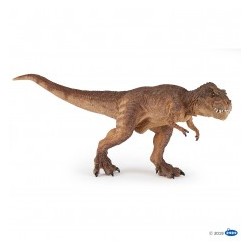 Figura Papo T Rex corriendo. Marrón