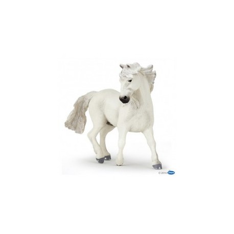 Figura Caballo blanco alzado