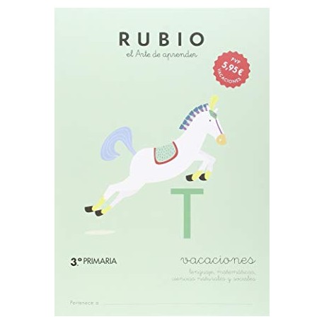 Cartilla Rubio el Arte de aprender 3º Primaria