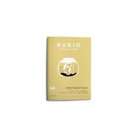 Cartilla Rubio 6A Operaciones