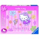 Puzzle Ravensburguer de 24 piezas. Hello Kitty en un mar de flores