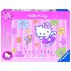 Puzzle Ravensburguer de 24 piezas. Hello Kitty en un mar de flores