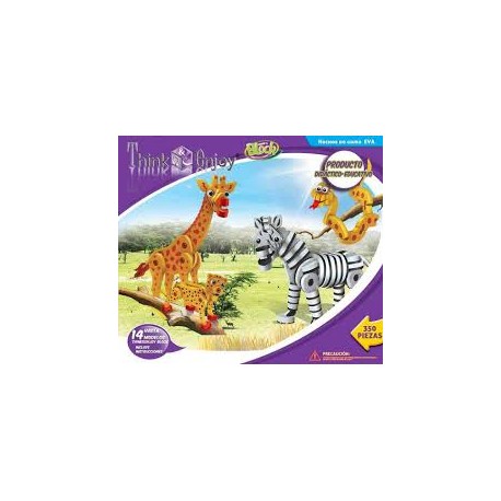 Puzzle Scholas 3D  ABC Animal World