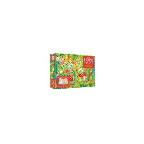Libro y Puzzle. Unicornios